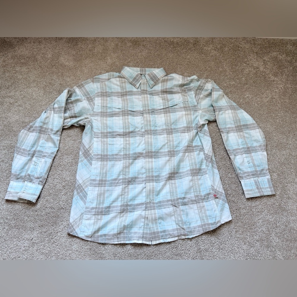 Redington | Plaid Long Sleeve Fishing Shirt | Men’s Large